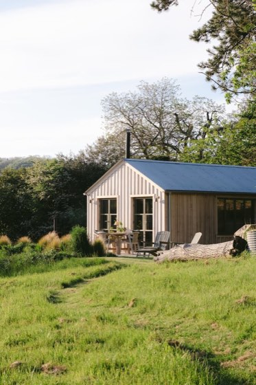 Duck House, a cabin in Wiltshire, England
