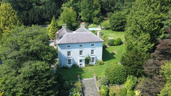 Cwrt Mawr Mansion, a house in Llangeitho, Wales