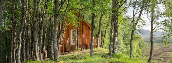 High House at Rannoch Station, a cabin in Perth and Kinross, Scotland