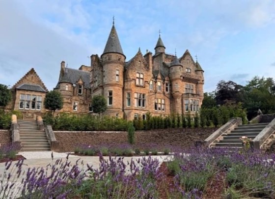 The Great Hall, Dollarbeg Castle, a castle in Dollar, Scotland